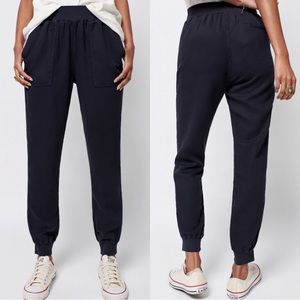 Faherty Arlie Day Pant Jogger Linen Black Small